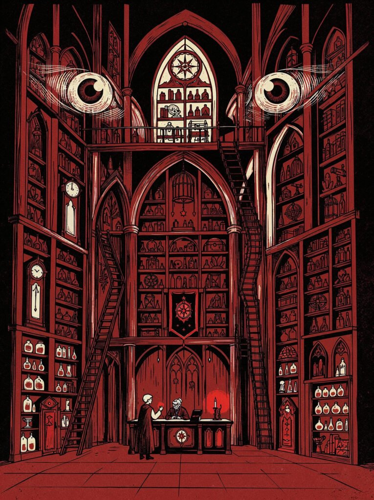 Ilustración de Kreacher Lodois para «La tienda de las cosas perdidas»